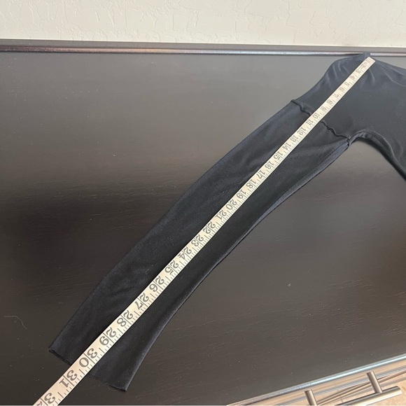 Cut 25 by Yigal Azrouel tunic top, cut out back, long sleeve, asymmetric, black - Picture 10 of 13